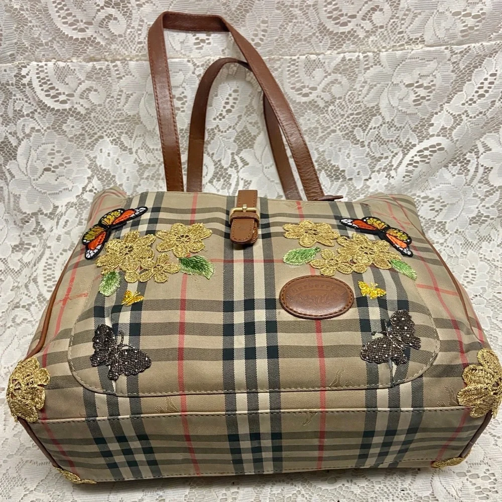 Burberry Nova Check Hand-Shoulder Bag Tote - Picture 7 of 15